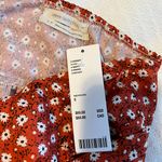 Urban Outfitters NEW Orange Floral Halter Romper Photo 5