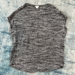 Pure Jill Black Gray Linen Blend Lightweight Sleeveless Pullover Knit XS Gray Photo 2