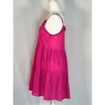 Sweet Wanderer Size M Pink Tiered Sleeveless Mini Dress W/ Adjustable Straps & P Photo 2