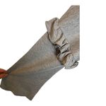 BB Dakota  Gray Drop Shoulder Ruffle Long Sleeve Pullover Hoodie‎ Size XS Photo 6