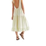 Anthropologie  Striped Tier Maxi Dress neutral motif S Photo 1