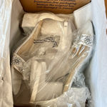 Betsey Johnson Women's 9.5  Mel Sandals 9.5M, Off-White with Rhinestones NEW Photo 9