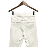 MOTHER Mid Rise Dazzler Ankle Fray Jeans in Fairest/White size 27 White Photo 7