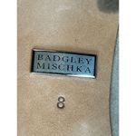 Badgley Mischka  Women's Size 8 Beige Peep Toe Stiletto Heel Bootie EUC Photo 6