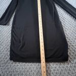 ASOS  Womens Ruffle Shoulder Sweater‎ Dress Black White Size 2 Acrylic Blend Photo 2