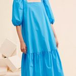 Free People  Park Dress Malibu Blue Photo 0