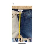 Pistola Jeans Womens Size 29 Blue Denim Two Tone Asymmetric Stretch Cropped Photo 8