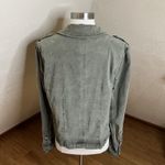 Paige  Utility Pacey Jacket Womens XL Vintage Ivy Green Twill Lyocell Stretch Photo 9