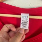 Time and Tru Maternity Pink Fitted Long Sleeve T Photo 1