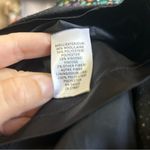 Banana Republic Black Wool Mini Skirt, Silver Thread, size 8 Photo 6