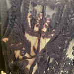 Kenar  blue sheer lace top XS Photo 6