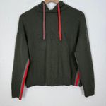 Krimson Klover Wool Cashmere Blend Apres Hoodie Sweater Size Large Green Photo 0