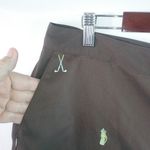 Coral Bay Golf 16 Chocolate Lime Bermuda Shorts Plus Green Photo 5