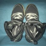 Jordan AIR high top cool gray flights lace up safety straps vintage EUC size 6 Photo 3