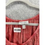 Dress Barn  women's Pullover Blouse Sequined Tie dye Off Shoulder Size 1X Red Photo 7