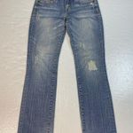 Buffalo David Bitton  Womens 32"x29" Gitane Stretch Distressed Straight Leg Jeans Photo 0