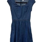 Old Navy  Denim Blue Capped Sleeve Dress Photo 0