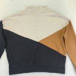 Pact  Color Block Mock Neck Sweatshirt Organic Cotton Women's Large Casual Comfy Photo 4