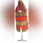 Koolaburra Multicolor Hooded Vest Orange Size M Photo 1