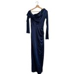 Show Me Your Mumu Jamie Maxi Dress in Midnight Navy Luxe Satin XS Photo 3