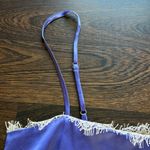 FLEUR DU MAL Silk Straight Neck Cami Purple XS Photo 4