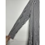 Vera Wang Simply  Women's Dress Shirt Small Vertical Stripe Button Front Blouse Photo 1