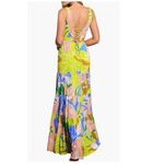 Maaji Selvatik Marea Knit Cover-Up Maxi Dress, Yellow/Blue Size Large 10/12, NWT Photo 4