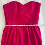 Vintage 100% Silk Pink Sweetheart Strapless Dress Size 10 Photo 3