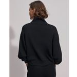 Varley Davidson Quarter Zip Black Sweatshirt New! Photo 4