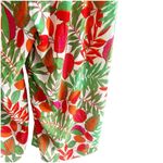Rose + Olive Crepe Pants Cropped Plus Size Size 3X Tropical Print Lightweight Photo 4