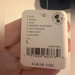 Free People  Remi Crop Top in Smokey Saphire Navy Blue‎ Sz L Photo 5