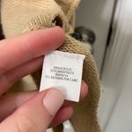 Ny Collection EUC ‎ women’s black tan buttoned crossover neck knit poncho sweater Photo 4