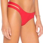 NWT Tavik Chloe Mini Cutout Swim Bottom Textured Amalfi in Hibiscus Photo 10