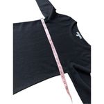 Neiman Marcus Black Cashmere 3/4 Sleeve Fringe Tunic Sweater Photo 9