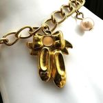 Avon vintage Ballet Charms Bracelet Gold Photo 10