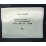 Kasper  Sheath Dress Size 12 Black Pink Orange Stripe Sleeveless Career Photo 3