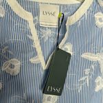 Lysse  Meadow Blouse Blue and White Photo 4