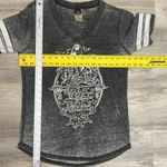 Disney The Nightmare Before Christmas Gray Graphic Short Sleeve V-Neck Tee Small Photo 7