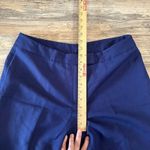 Anne Klein Womens 10 Cropped Pants Blue Linen Blend Career Casual Photo 6