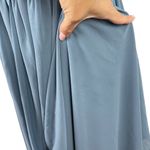 Lulus  Wedding Formal Slate Blue Pleated Strapless Maxi Dress Endless Glamour XL Photo 13