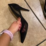 Marc Fisher  Darlee Black Mesh Pointed Toe Heels Photo 5