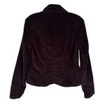 Kikit Corduroy Blazer Rhinestone Buttons Women's Small Black Holiday Y2K Western Photo 6
