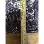 Jess & Jane Shirt Women Size XL Cotton Blouse Purple Sea Paisley Teacher Office Photo 3