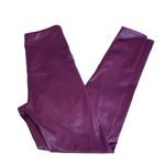 UNBRANDED Metallic Hot Pink Leggings High Rise Small Full Length‎ Photo 0