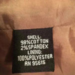 Rafaella    WOMENS Plus Size 1X Blazer. BUTTON FRONT BROWN PATTERNED BLAZER Photo 3