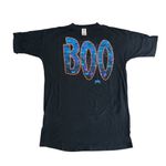 Club Bed Women’s One Size Boo Halloween Oversized‎ Tee Shirt Dress Black Goth Size L Photo 1