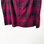 Torrid [] Red Black Plaid Tartan Print Zip Front Mini Skirt Pockets Stretch Sz 16 Photo 5