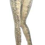 ZARA  Beige Faux Snake Skin Jeans 6 Photo 3
