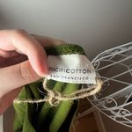 Pacificotton San Francisco Bryn Walker Green Lagenlook Art To Wear Blouse Sz S Photo 4