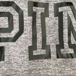 PINK - Victoria's Secret PINK Victoria’s Secret Nylon/Mesh Duffle‎ Bag Gray/Black Photo 2